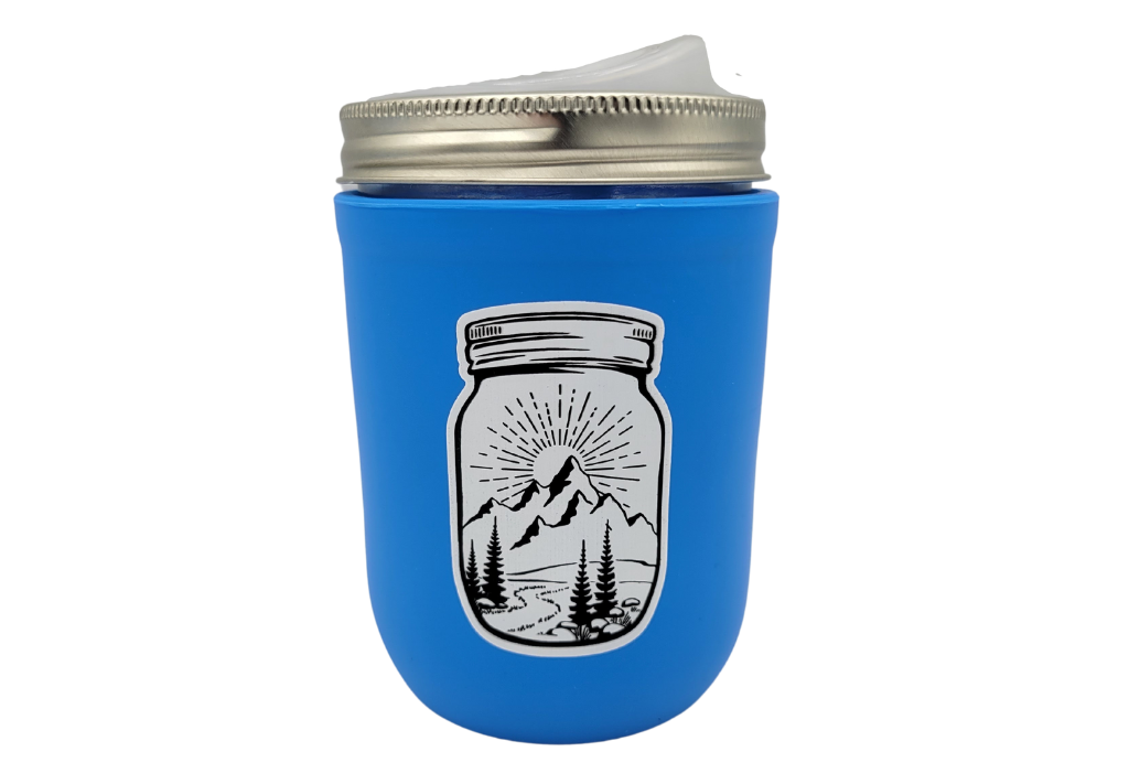 16oz Mason-re Sierra Lifestyle To-Go Cup (Light or Dark Blue)