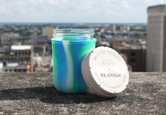 Set of TWELVE 8oz Re:stash Jars (Mixture of Colors)