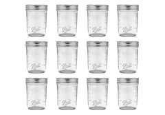 Case of 12 8oz Mason Jars