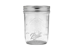 Case of 12 8oz Mason Jars