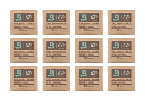 Set of 12 Boveda Humidity Control Packs (Size 4, 62%/58%)