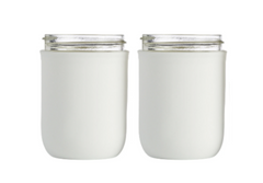 Valentine's Day Set of Two 16oz Silicone Mason Jar Koozies