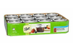 Case of 12 4oz Mason Jars